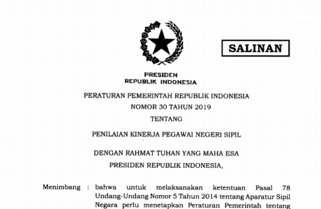 pp 30 tahun 2019