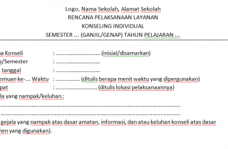 Contoh RPL Layanan Konseling-Individual