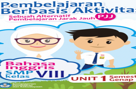 Buku Pembelajaran Berbasis Aktivitas Bahasa Inggris Kelas 8