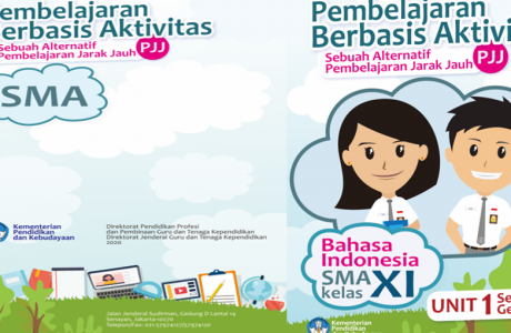 Buku Pembelajaran Berbasis Aktivitas Bahasa Indonesia Kelas 11 SMA MA - Sebuah Alternatif PJJ