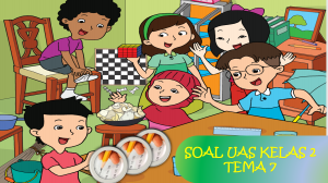 Soal UAS Kelas 2 Tema-7 PAT UKK Tahun Pelajaran 2020-2021 dengan Kunci Jawabannya