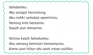 Soal UAS Kelas 1 Tema-5 Tahun Pelajaran 2020-2021