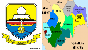 Daftar Kabupaten Kota Provinsi Jambi dengan Ibu Kota dan Dasar Penetapannya