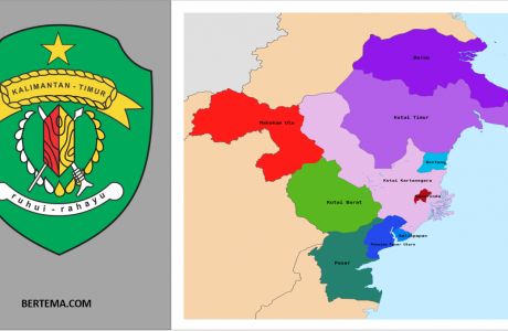 Daftar Kabupaten Kota Provinsi Kaltim dengan Ibu Kota dan Dasar Penetapannya
