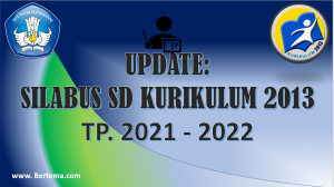 Silabus SD Kurikulum 2013