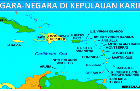 Negara-Negara di Kepulauan Karibia, Lengkap dengan Ibukota dan Luasnya