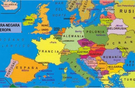 benua eropa, letak dan luas benua eropa, negara negara di eropa,