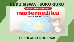 Download Buku Siswa Buku Guru Matematika Kelas 4 Sekolah Penggerak