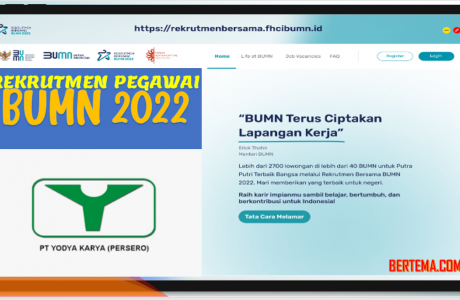 Rekrutmen Pegawai Yodya Karya Persero BUMN 2022