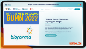 Rekrutmen Pegawai Bio Farma Persero BUMN 2022
